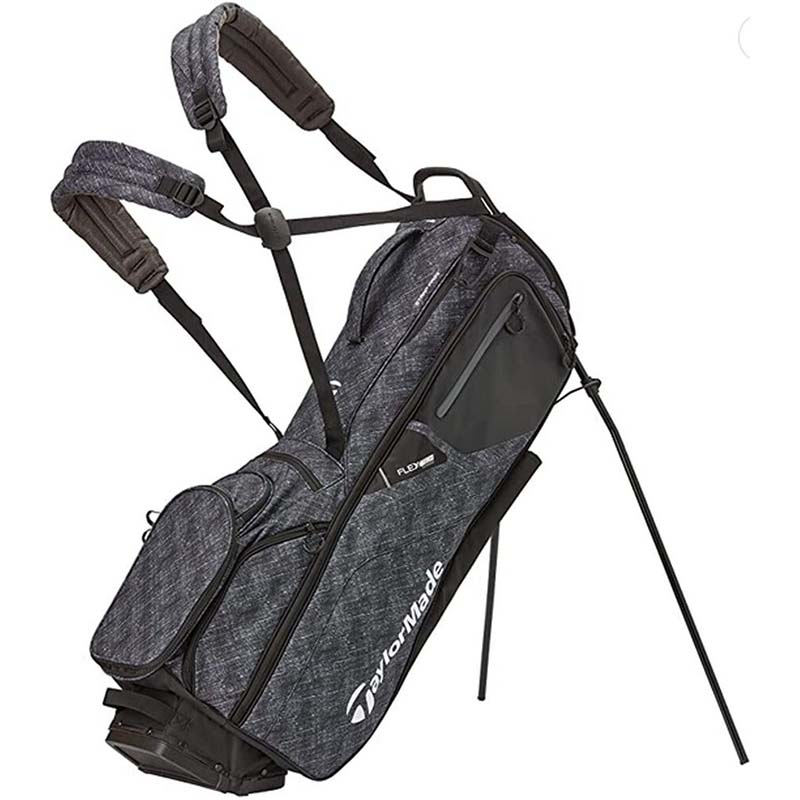 TaylorMade 2022 Flextech Crossover Stand Bag Stand Bag Taylormade Grey Canvas  