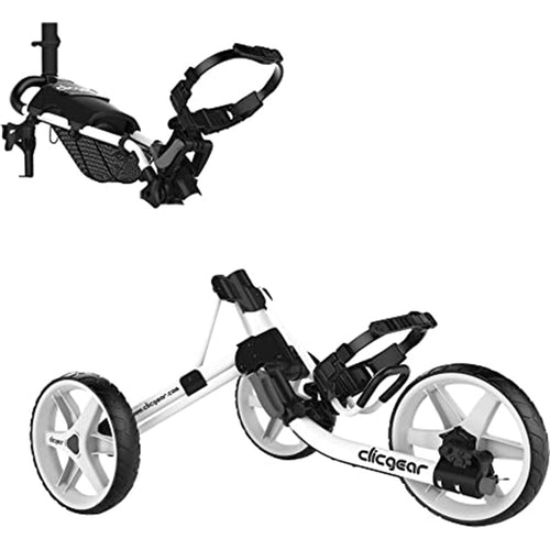 Clicgear Model 4.0 Push Cart Carts Clicgear White  