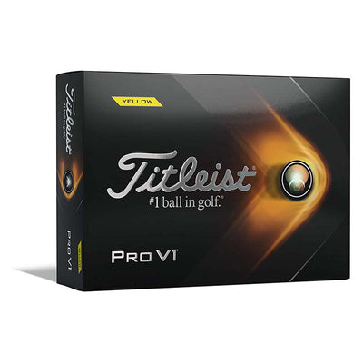 Titleist Pro V1 Golf Balls - Previous Season Golf Balls Titleist Yellow