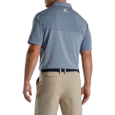 FootJoy 2022 Engineered Pinstripe Lisle Polo - Previous Season Style Men's Shirt Footjoy
