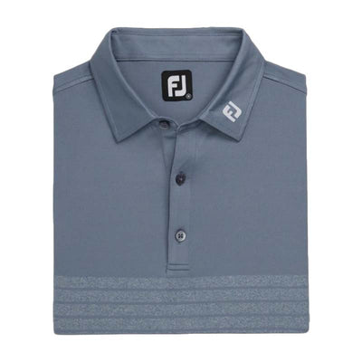 FootJoy 2022 Engineered Pinstripe Lisle Polo - Previous Season Style Men's Shirt Footjoy