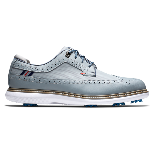 FootJoy Traditions Shield Tip Golf Shoe - Previous Season Style Men's Shoes Footjoy Grey Medium 8.5