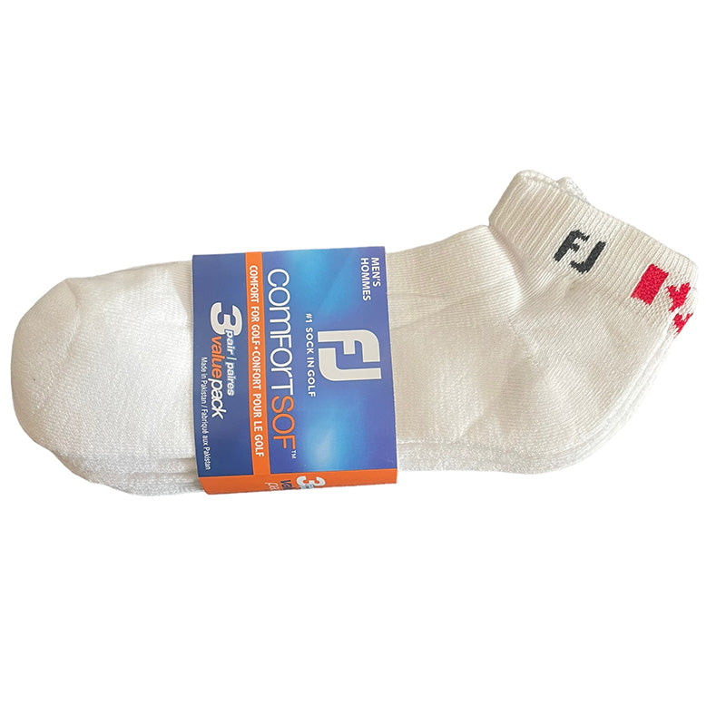 FootJoy ComfortSof Golf Socks- 3 Pack socks Footjoy Canada OSFA (US 7 - 12) 