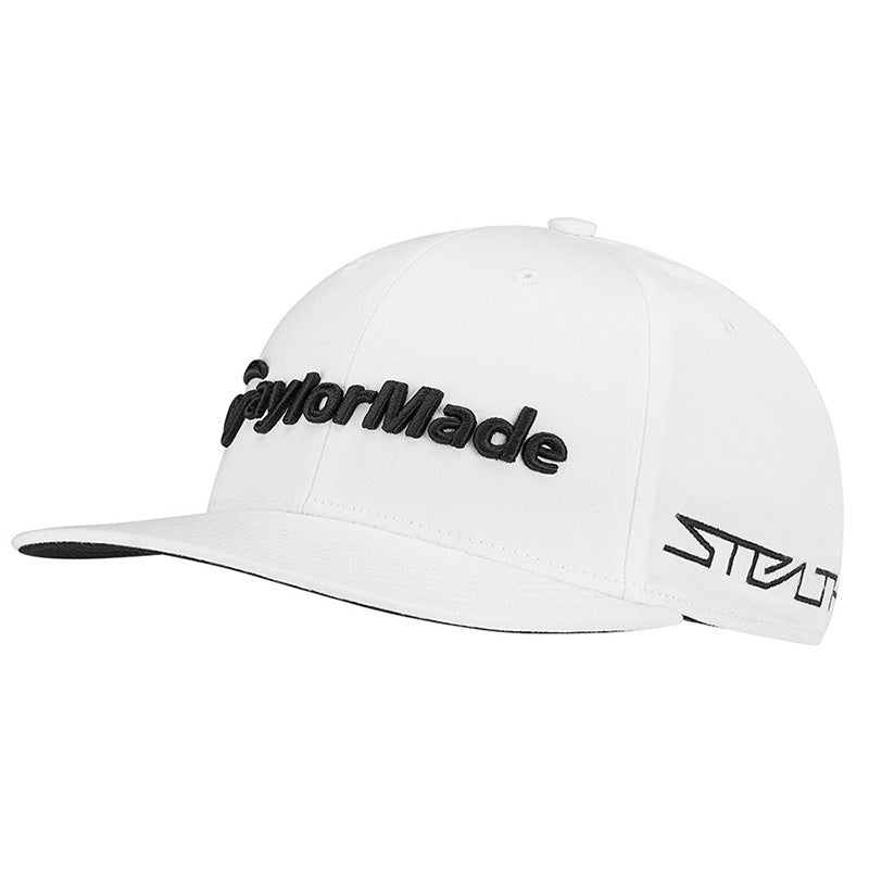 TaylorMade Tour Flatbill Hat Hat Taylormade White OSFA 