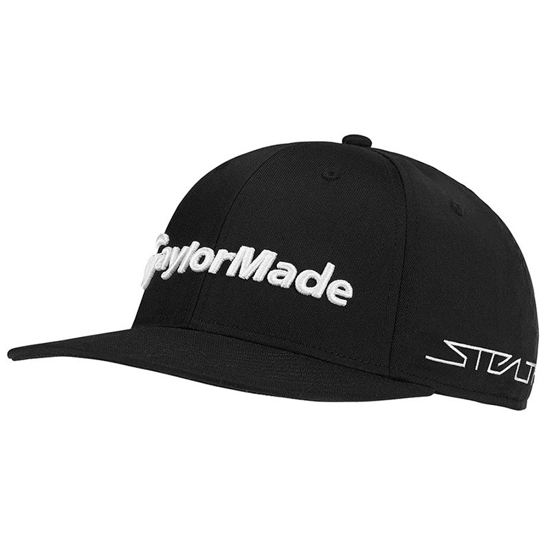 TaylorMade Tour Flatbill Hat Hat Taylormade Black OSFA 