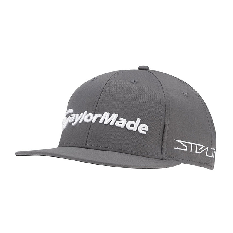 TaylorMade 2023 Tour Flatbill Hat Hat Taylormade Charcoal OSFA 