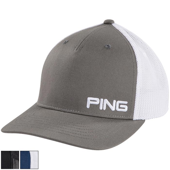 PING Corner Mesh Hat  Ping Grey OSFA 
