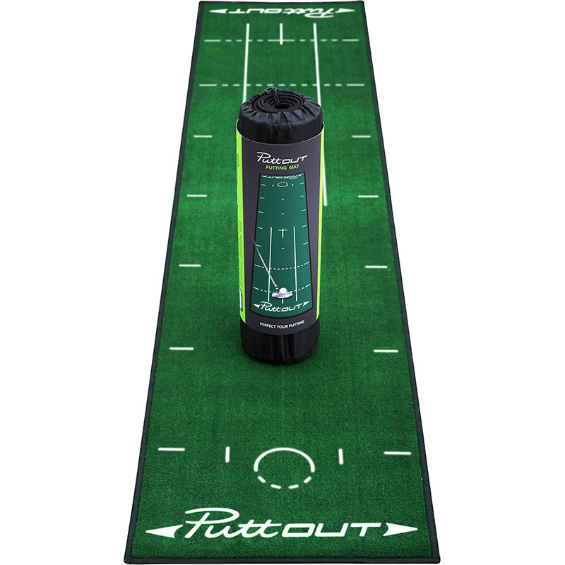 PuttOut Golf Putting Mat - Medium Putting mat Puttout Green  