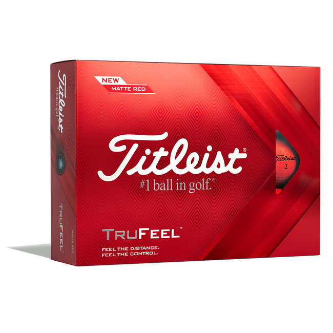 Titleist TruFeel Golf Balls Golf Balls Titleist Red