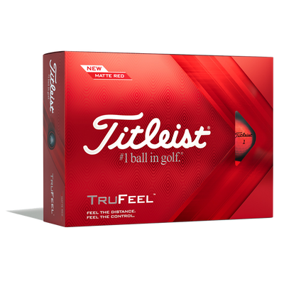 Titleist TruFeel Golf Balls Golf Balls Titleist Red
