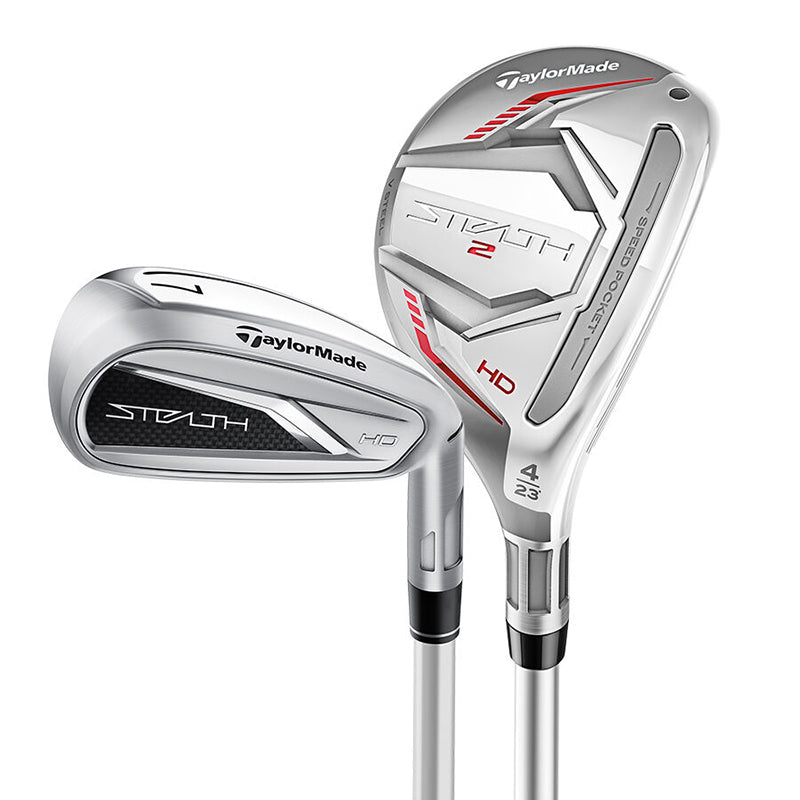 TaylorMade Women's Stealth HD Combo Iron Set - 4H,5H, 6-PW, AW Iron set Taylormade   