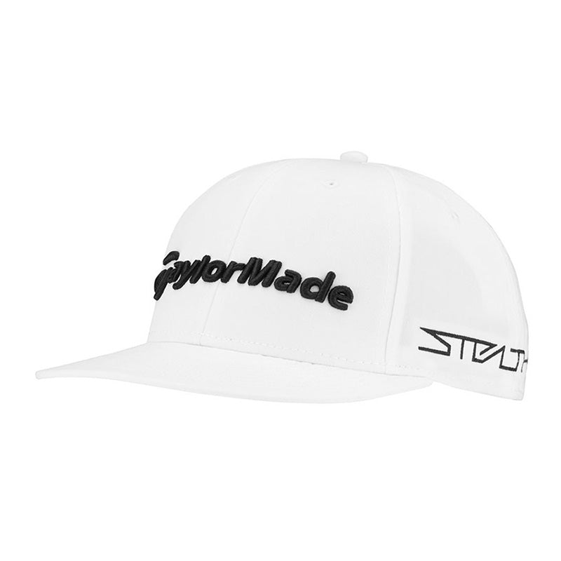 TaylorMade 2023 Tour Flatbill Hat Hat Taylormade White OSFA 