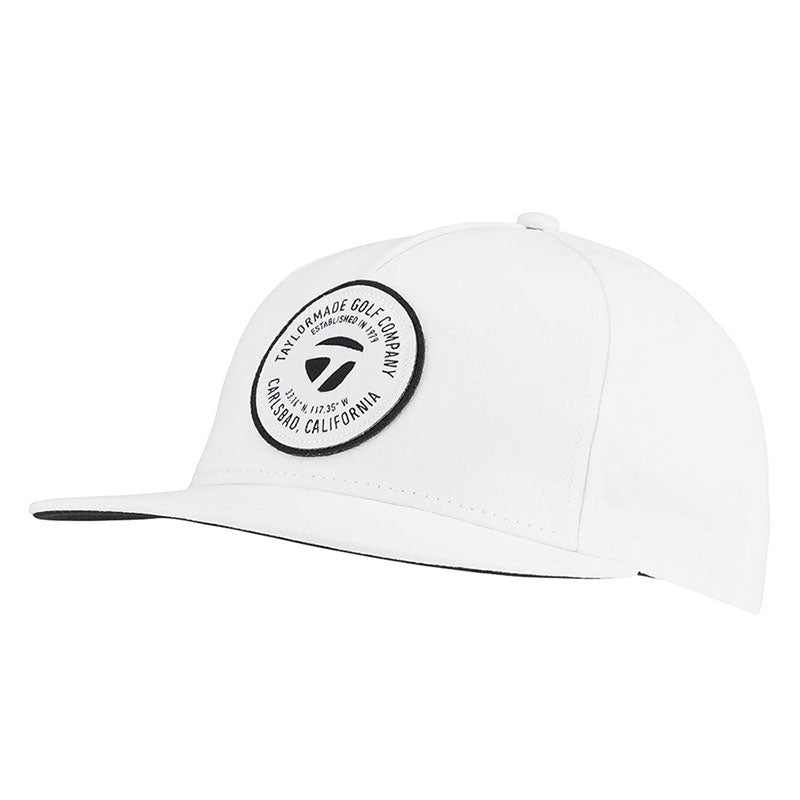 TaylorMade 2023 5 Panel Flatbill Hat Hat Taylormade White OSFA 
