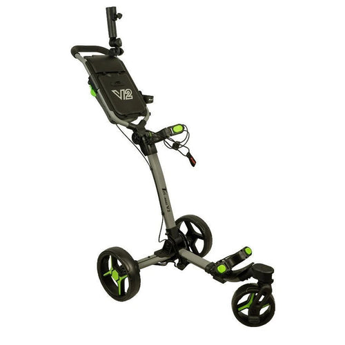 Axglo Tri-360 V2 Push Cart - Grey Frame Carts Axglo Green  
