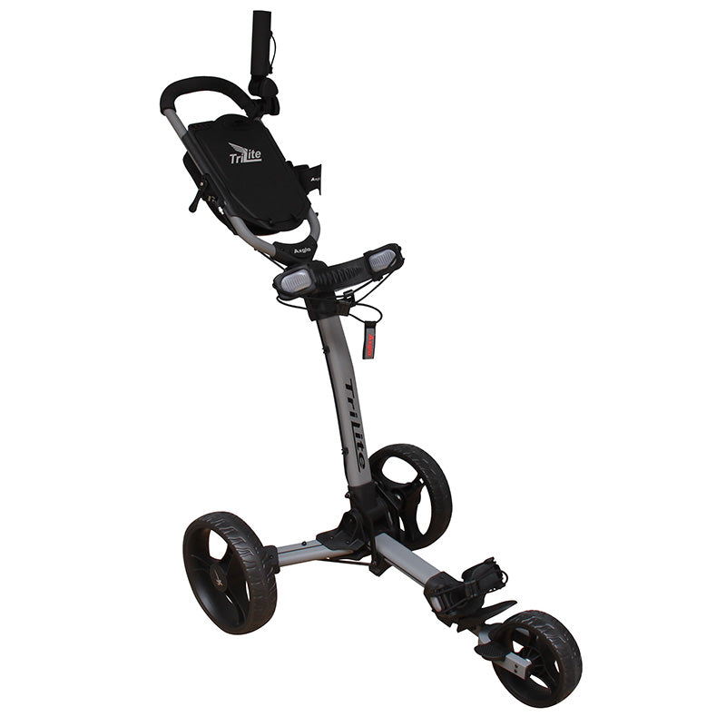 Axglo Trilite Push Cart - Grey Frame Carts Axglo Black  