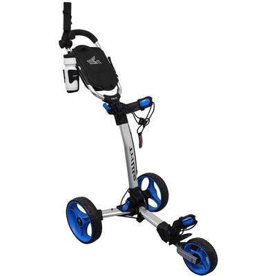 Axglo Trilite Push Cart - Grey Frame Carts Axglo Blue