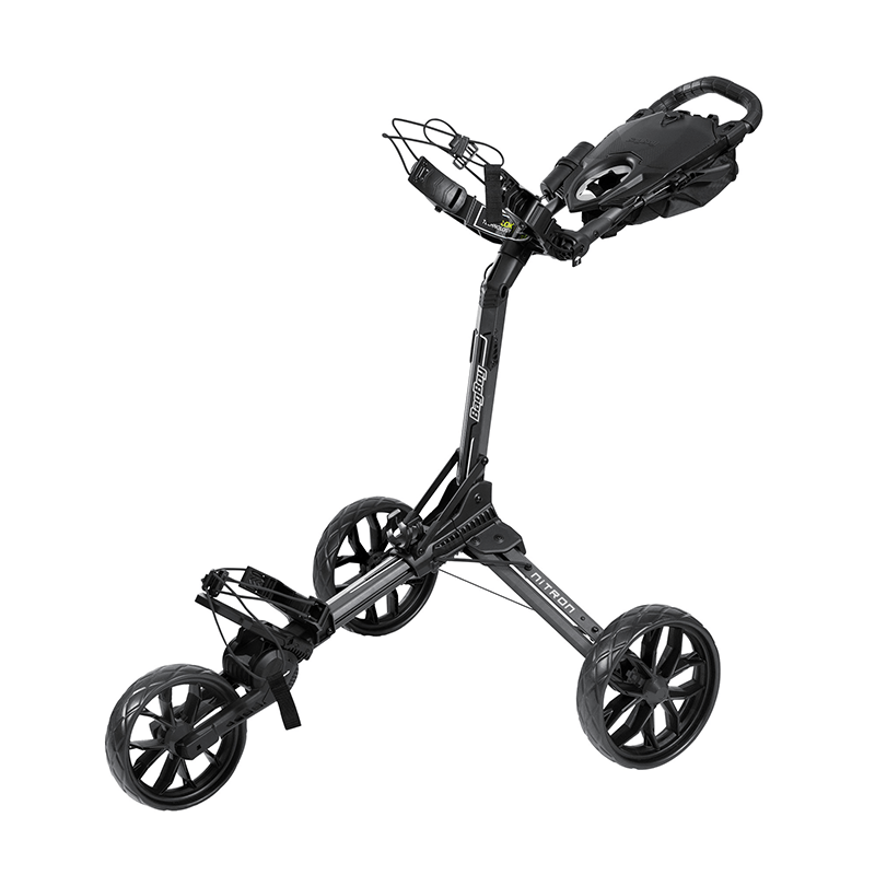 Bag Boy Nitron Auto-Open Push Cart Graphite Grey