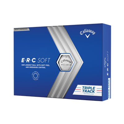 Callaway 2023 E•R•C Soft Triple Track Golf Balls Golf Balls Callaway White