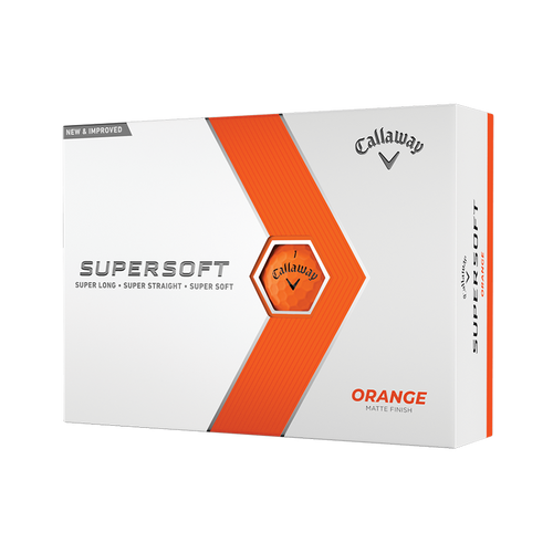 Callaway Supersoft Golf Balls Golf Balls Callaway Orange  