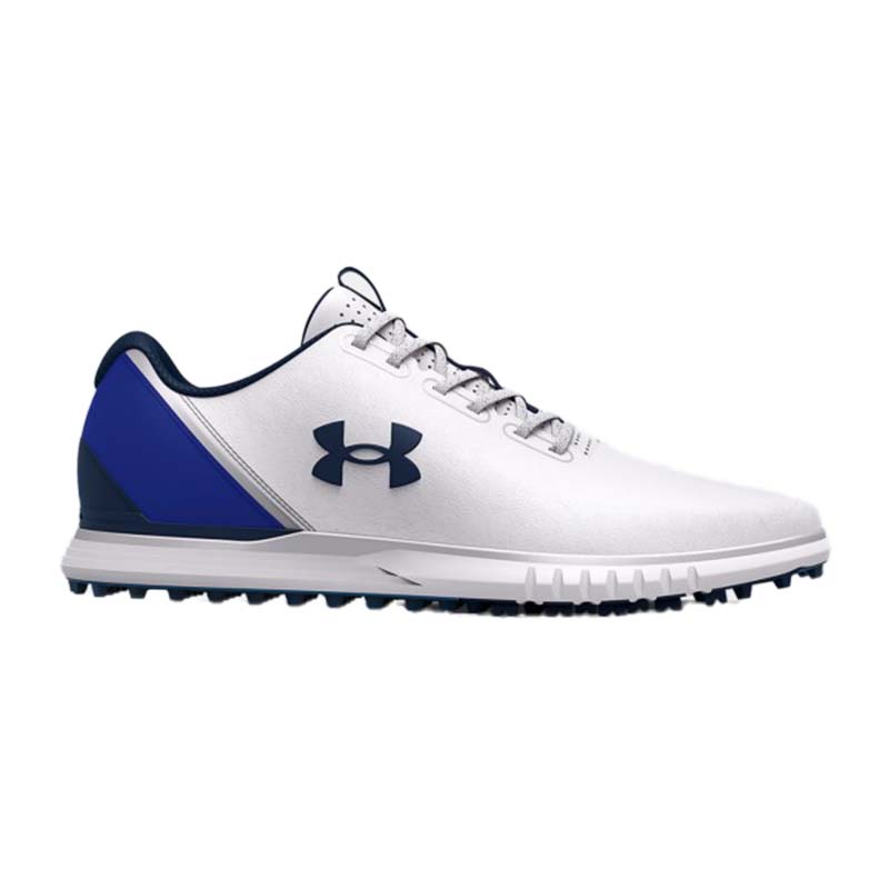 Under Armour Medal Spikeless 2 Golf Shoes Men&#39;s Shoes Under Armour Navy/White Medium 8
