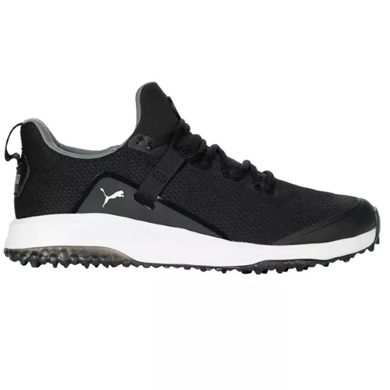 PUMA Fusion EVO Spikeless Golf Shoes - Wide Men's Shoes Puma Black Wide 8