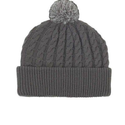 Titleist Cable Knit Pom Pom Beanie Hat Titleist