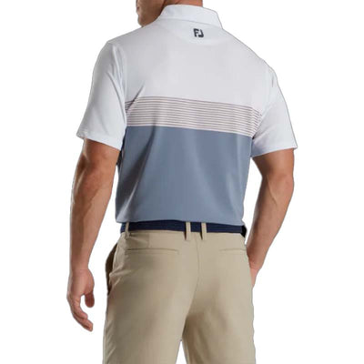FootJoy 2022 Color Block Lisle Polo - Previous Season Style Men's Shirt Footjoy