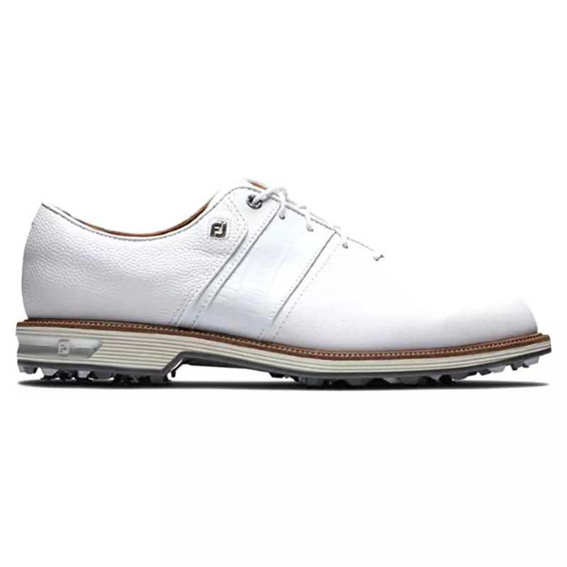 FootJoy Premier Packard Spiked Golf Shoe Men&#39;s Shoes Footjoy White Medium 8.5