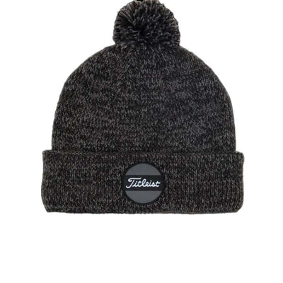 Titleist Boardwalk Pom Pom Beanie Hat Titleist Black OSFA
