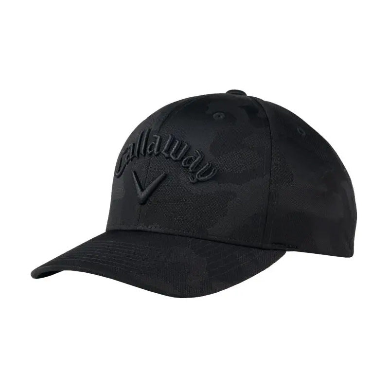 Callaway Camo FlexFit Snapback Hat Hat Callaway Black OSFA 