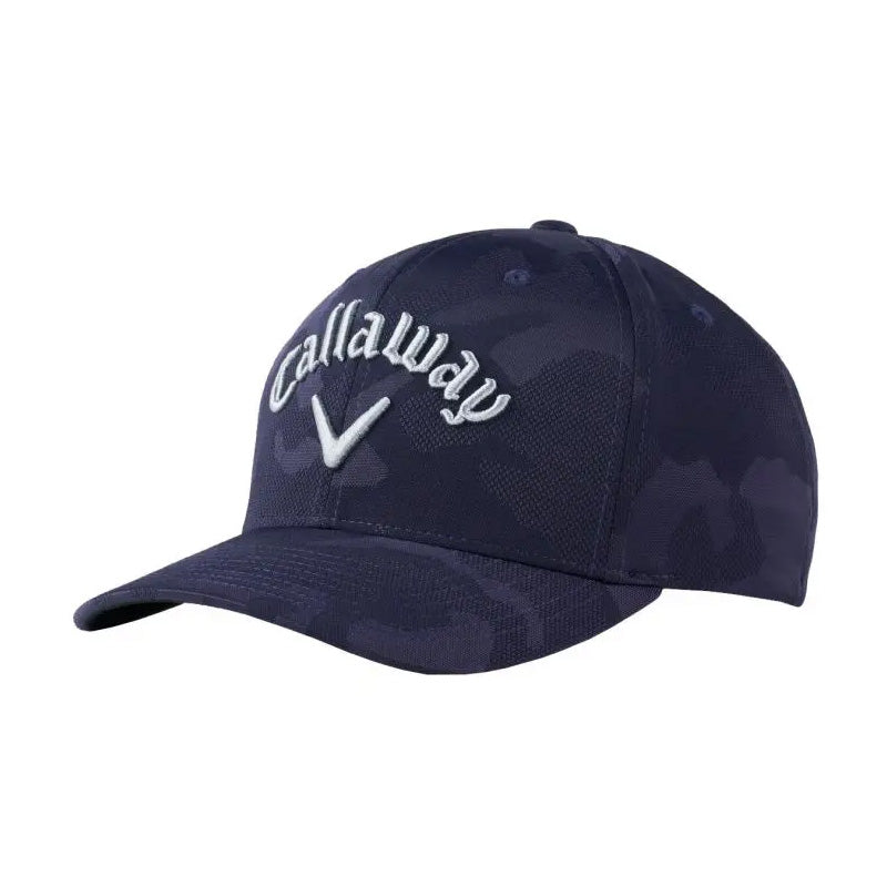 Callaway Camo FlexFit Snapback Hat Hat Callaway Navy OSFA 