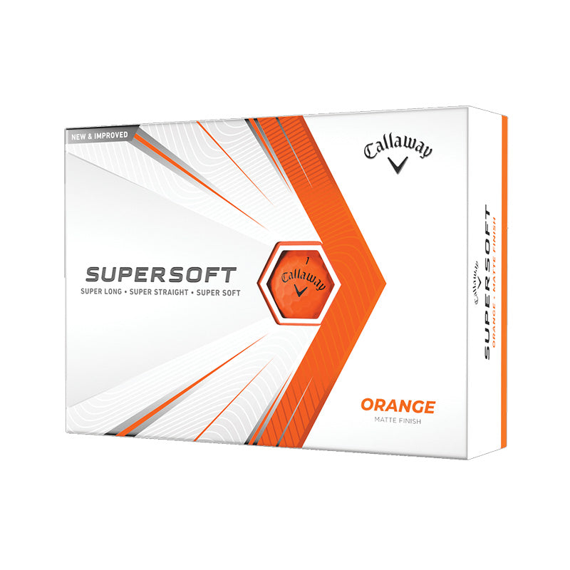 Callaway Supersoft Matte Golf Balls Golf Balls Callaway Orange  