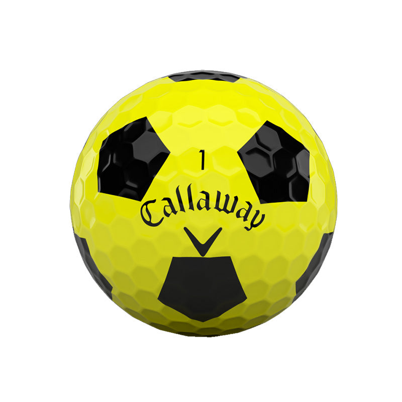 Callaway Chrome Soft Truvis Yelllow Golf Balls - Previous Season Golf Balls Callaway   