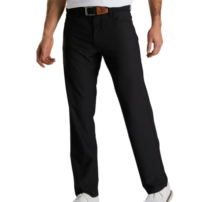 Footjoy Performance 5-Pocket Golf Pants - Athletic Fit Men&#39;s Pants Footjoy Black 32/32 