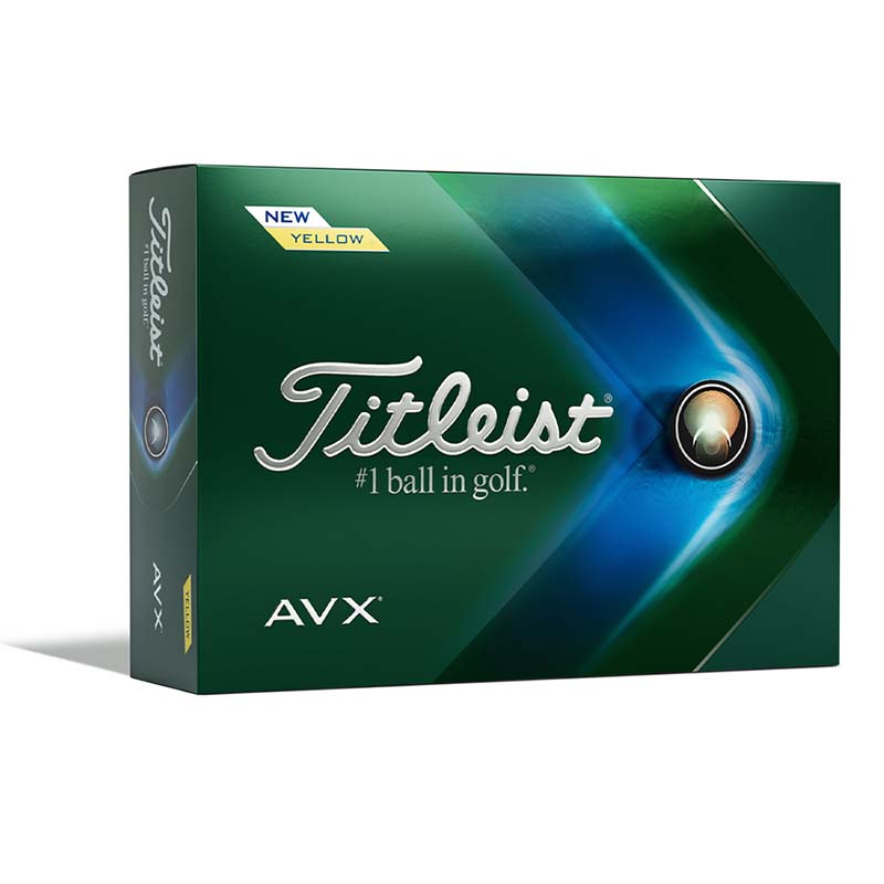 Titleist AVX Golf Balls Golf Balls Titleist Yellow  