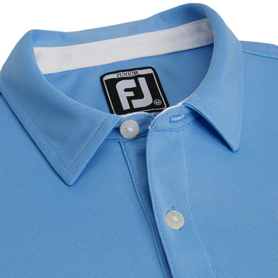 FootJoy Junior Solid Pique Self Collar Polo Kid's Shirt Footjoy