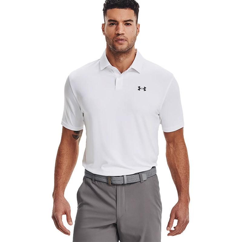 Under Armour T2G Polo Men&#39;s Shirt Under Armour White SMALL 