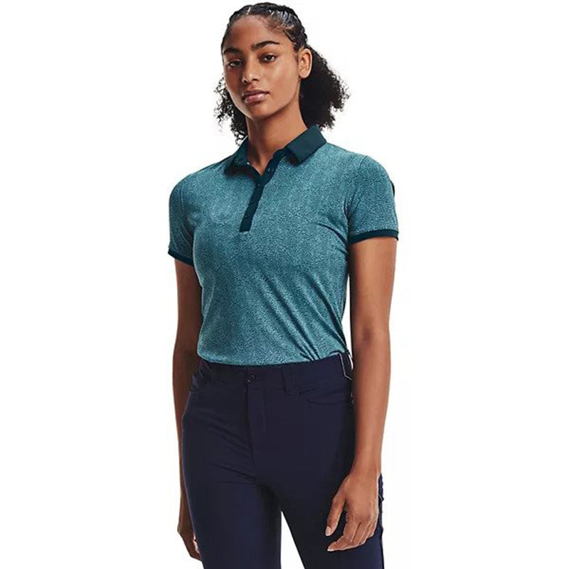 Under Armour Women's Zinger Printed Short Sleeve Polo Shirt Under Armour   
