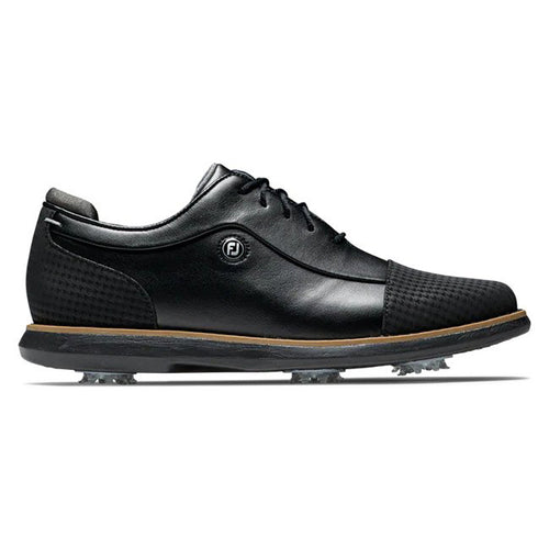 FootJoy Women's Traditions Cap Toe Golf Shoe - Previous Season Style Women's Shoes Footjoy Black Medium 5