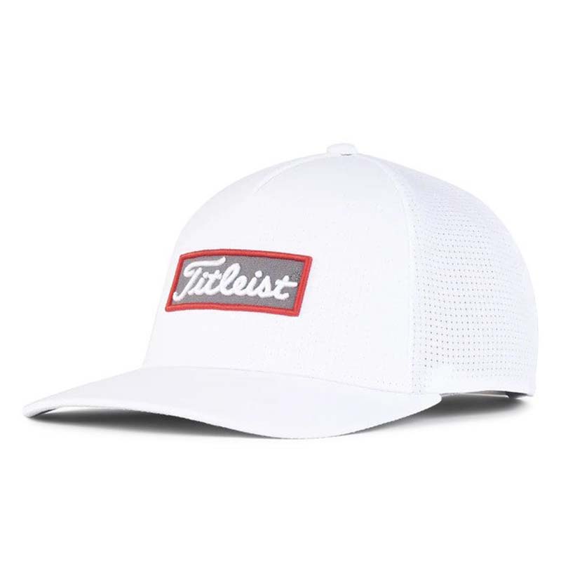 Titleist West Coast Oceanside Adjustable Hat Hat Titleist White/Red OSFA 