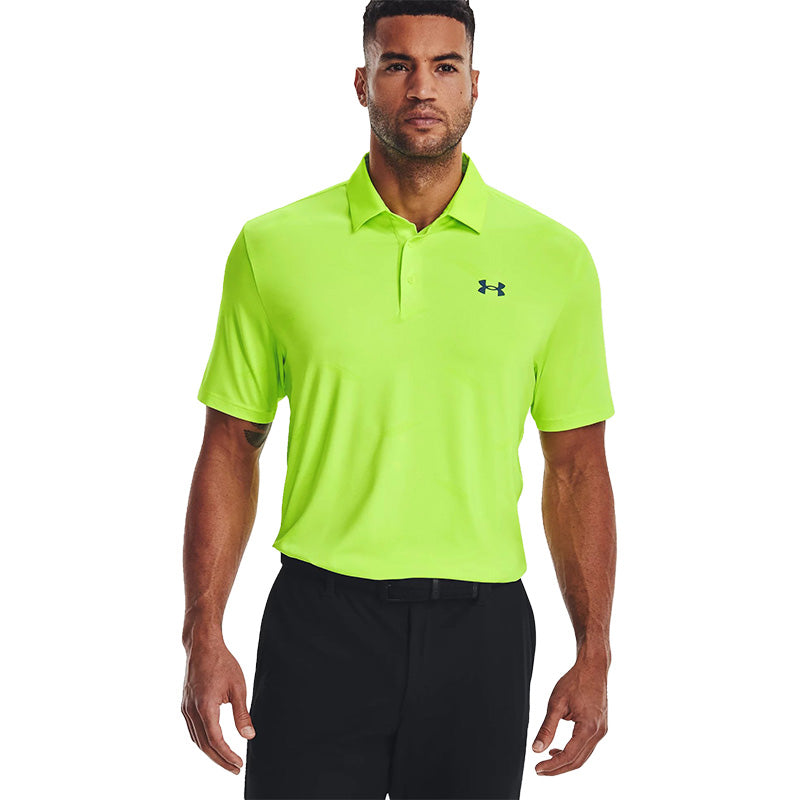 Under Armour Playoff Deuces Jacquard Polo Men&#39;s Shirt Under Armour Green SMALL 