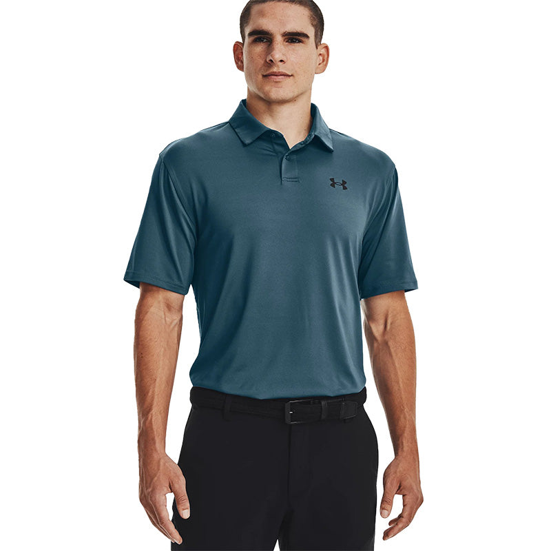 Under Armour T2G Polo Men&#39;s Shirt Under Armour Blue SMALL 