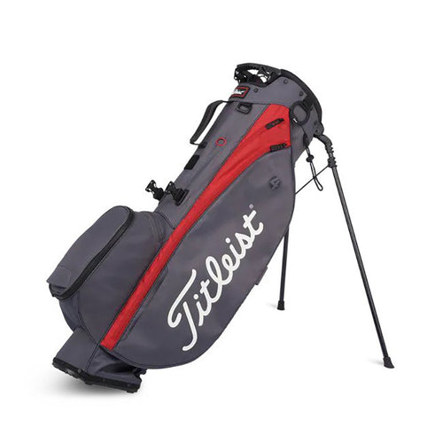 Titleist Players 4 Stand Bag Graphite Red