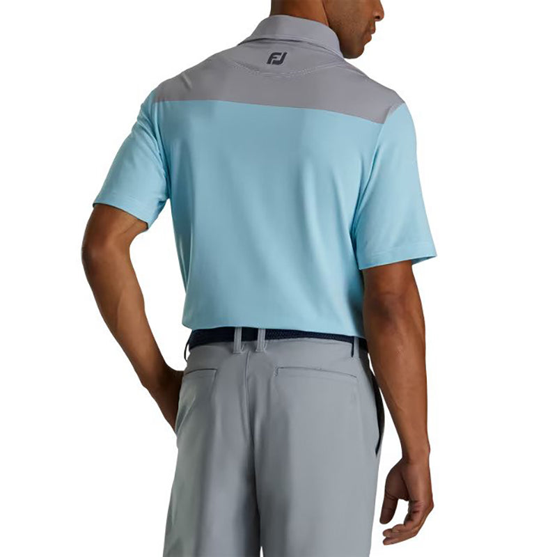 FootJoy Lisle End-on-End Block Self Collar Polo - Previous Season Style Men&#39;s Shirt Footjoy   