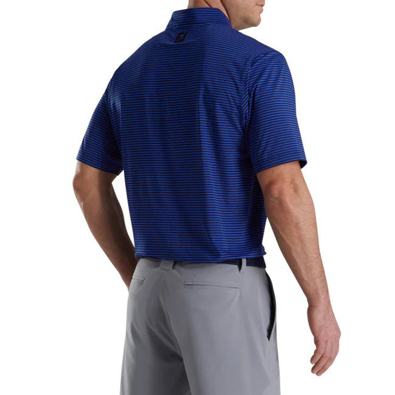 FootJoy Lisle Feeder Stripe Self Collar Polo - Previous Season Style Men&#39;s Shirt Footjoy   