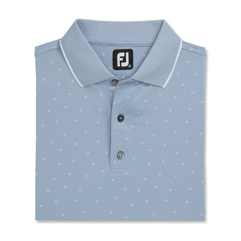FootJoy 2022 Push Play Print Lisle Knit Collar Polo - Previous Season Style Men&#39;s Shirt Footjoy   
