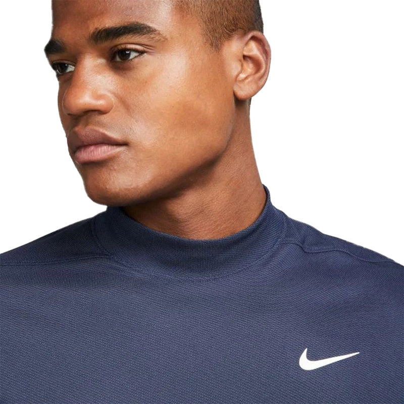 Nike Dri-FIT ADV Tiger Woods Mock-Neck Golf Polo Men&#39;s Shirt Nike   