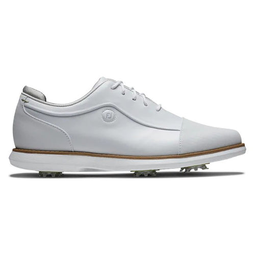FootJoy Women's Traditions Cap Toe Golf Shoe - Previous Season Style Women's Shoes Footjoy White/White Medium 5