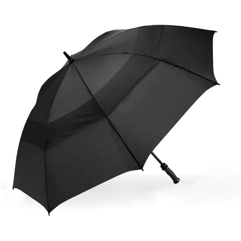 ShedRain Windjammer Vented Golf Umbrella Umbrella ShedRain Black  