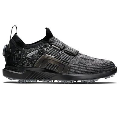 FootJoy HyperFlex BOA Spiked Golf Shoe - Previous Season Style Men's Shoes Footjoy Black/Charcoal Medium 7